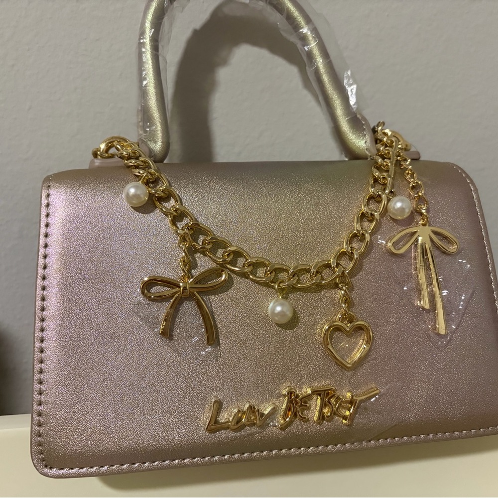 Betsy Johnson LBEVIE Rainbow Purse W/bling